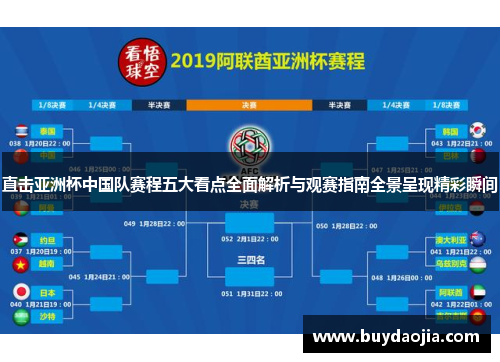 直击亚洲杯中国队赛程五大看点全面解析与观赛指南全景呈现精彩瞬间